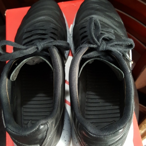 Nike Black Leather Roshe Unisex - Picture 3 of 4